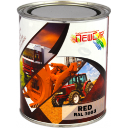 NewCar Przemysłowe powłoki renowacyjne 1K RubinRot RAL 3003 czerwony 0,75L